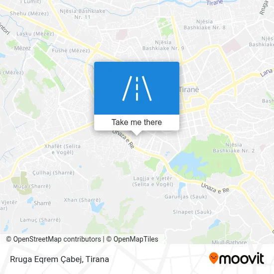 Rruga Eqrem Çabej map