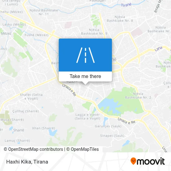 Haxhi Kika χάρτης