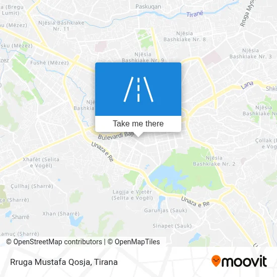 Rruga Mustafa Qosja map