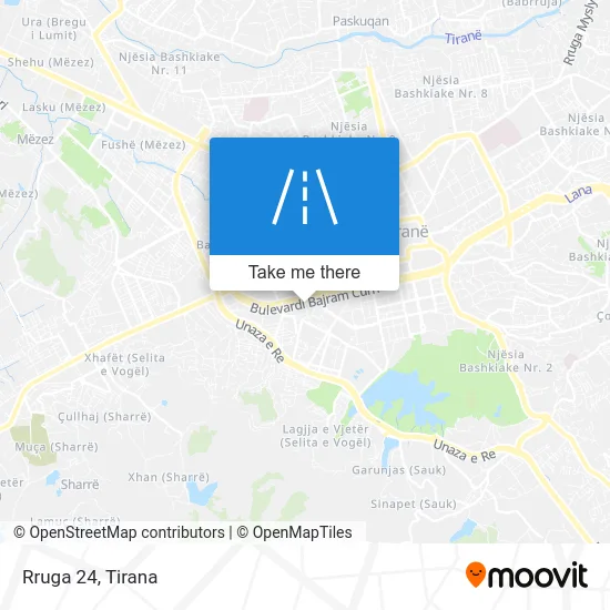 Rruga 24 map