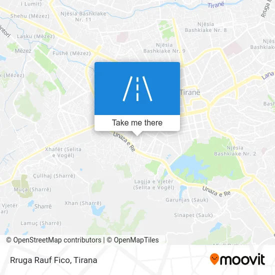 Rruga Rauf Fico map
