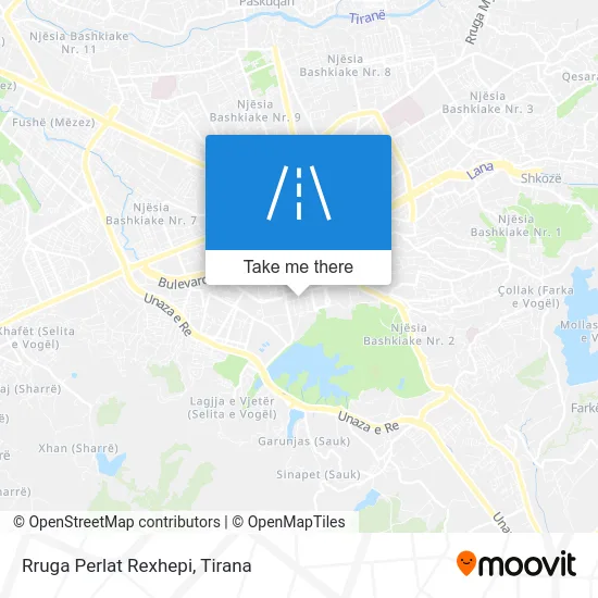 Rruga Perlat Rexhepi map