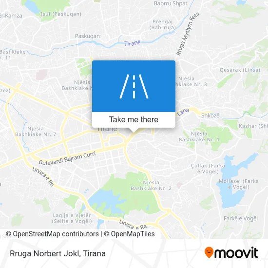 Rruga Norbert Jokl map