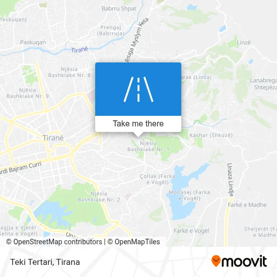 Teki Tertari map