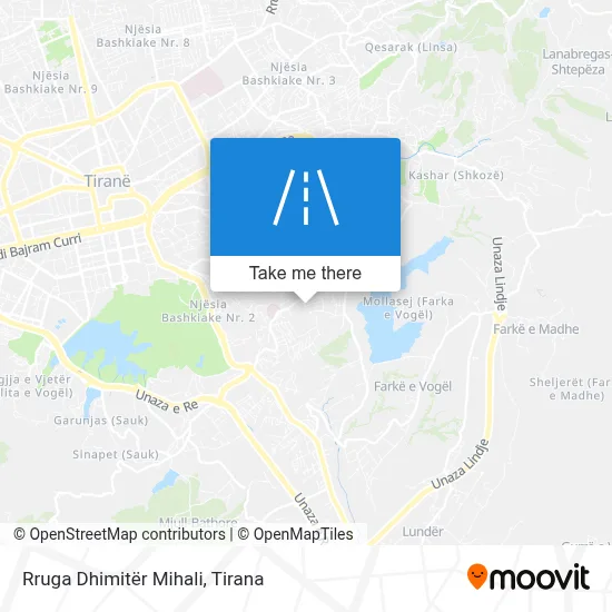 Rruga Dhimitër Mihali map