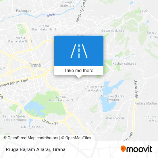 Rruga Bajram Allaraj map