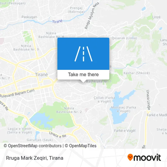 Rruga Mark Zeqiri map