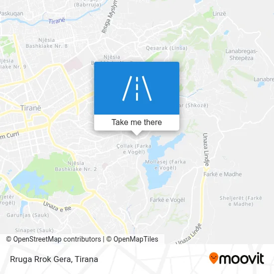 Rruga Rrok Gera map