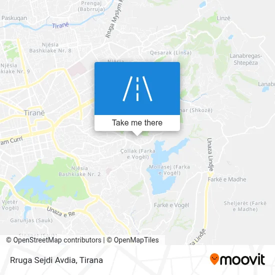 Rruga Sejdi Avdia χάρτης