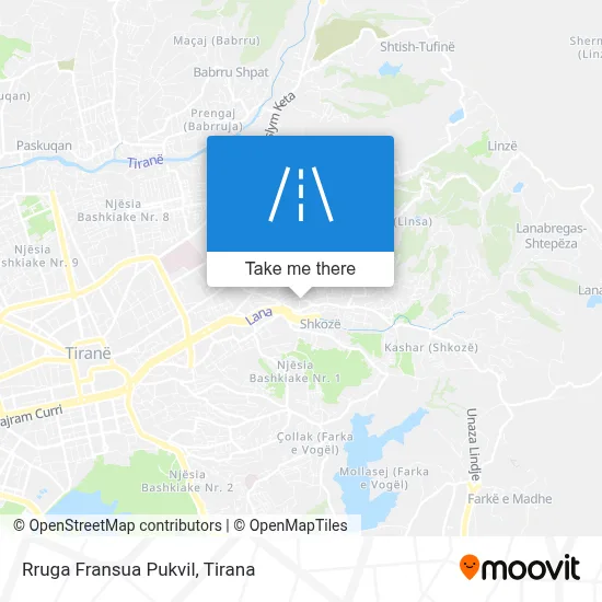 Rruga Fransua Pukvil map