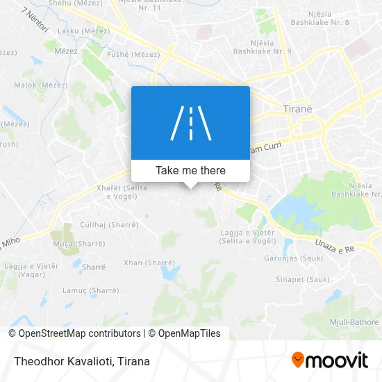 Theodhor Kavalioti map