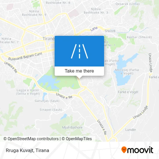 Rruga Kuvajt map