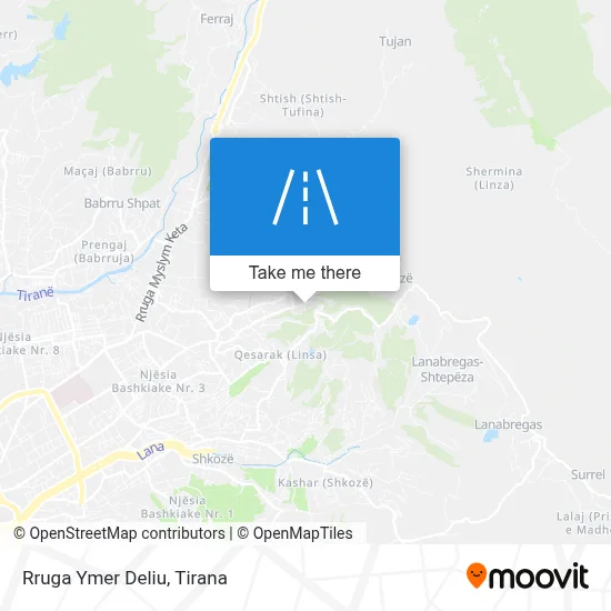 Rruga Ymer Deliu map
