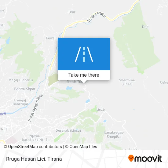 Rruga Hasan Lici map