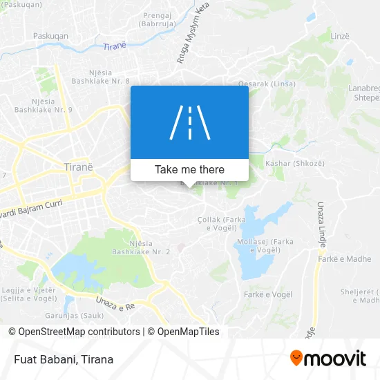 Fuat Babani χάρτης