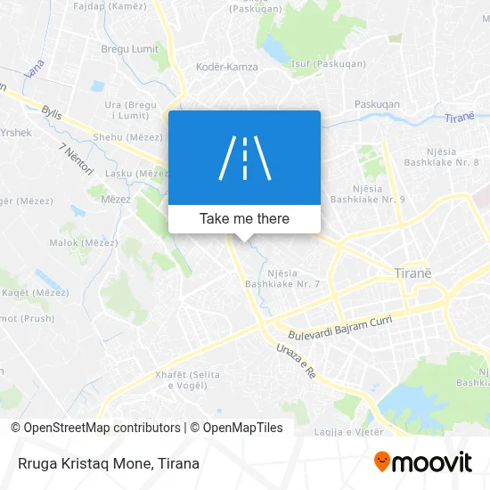 Rruga Kristaq Mone map