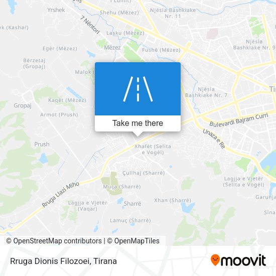 Rruga Dionis Filozoei map
