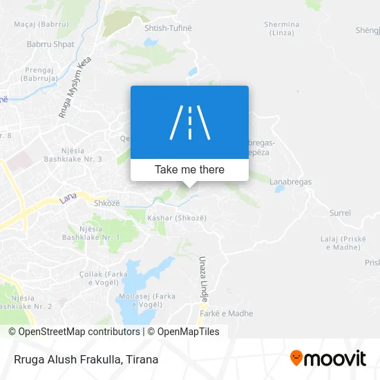 Rruga Alush Frakulla map