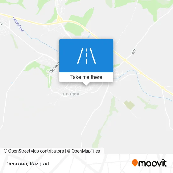 Карта Осогово