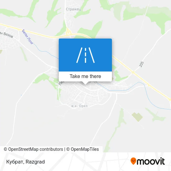 Карта Кубрат