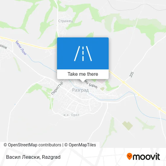 Карта Васил Левски