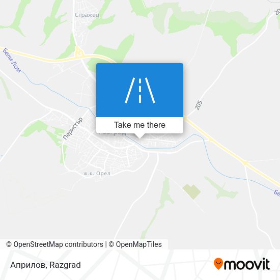 Априлов map