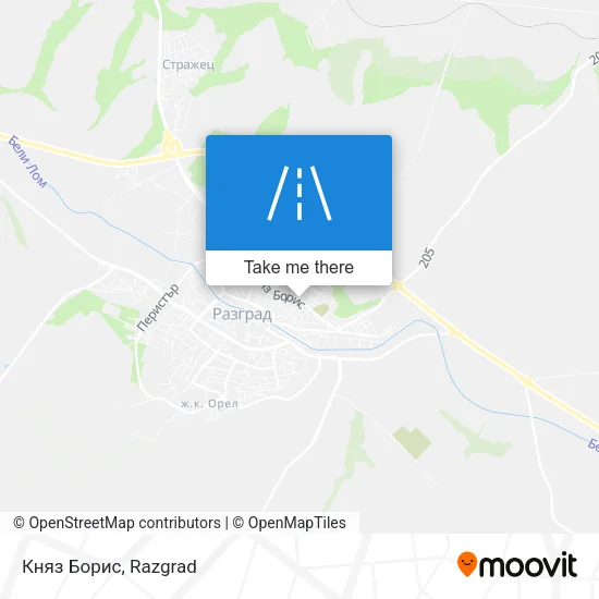 Карта Княз Борис