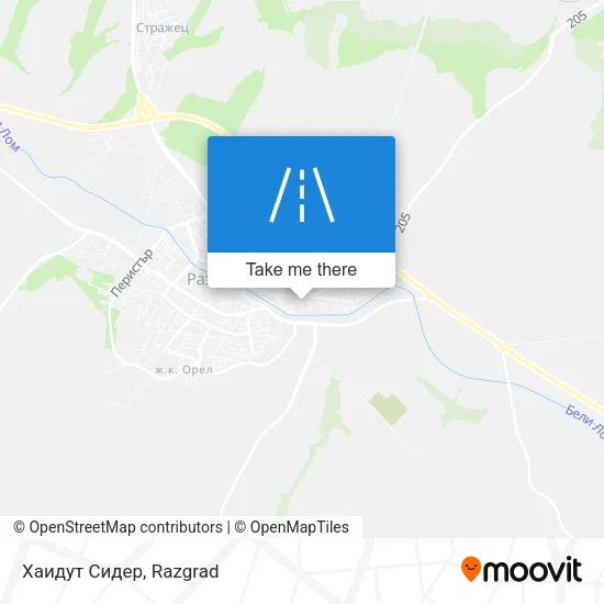 Хаидут Сидер map
