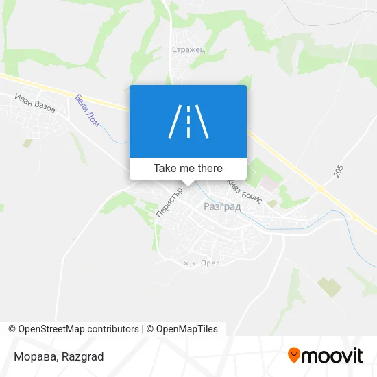 Карта Морава