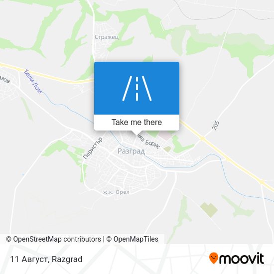11 Август map