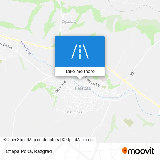 Карта Стара Река