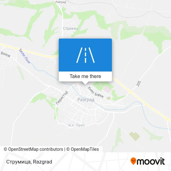 Карта Струмица
