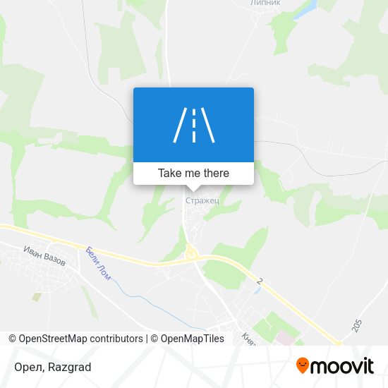 Орел map