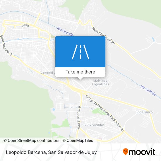 Mapa de Leopoldo Barcena