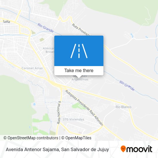 Avenida Antenor Sajama map