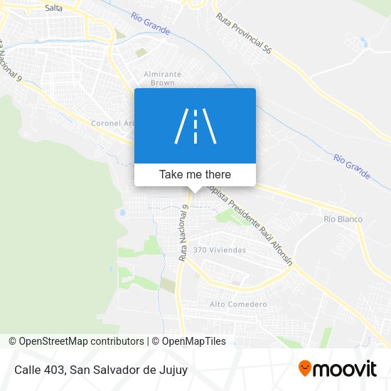 Calle 403 map