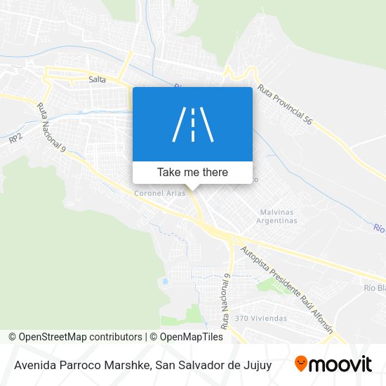 Mapa de Avenida Parroco Marshke