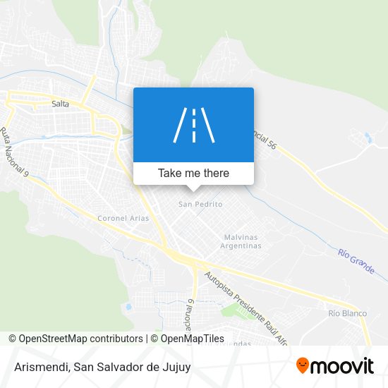 Arismendi map