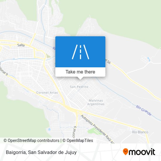 Baigorria map