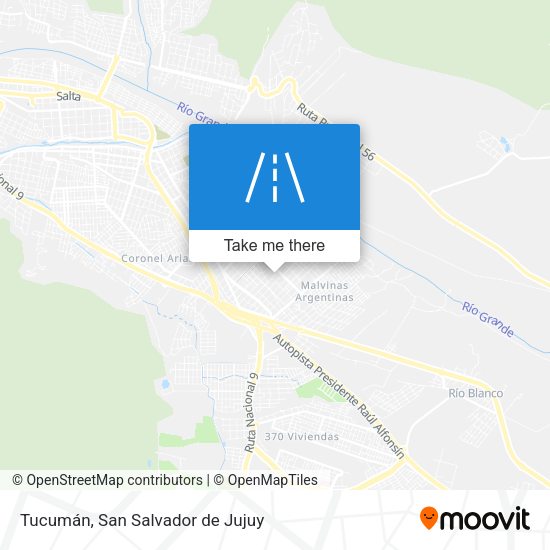 Tucumán map