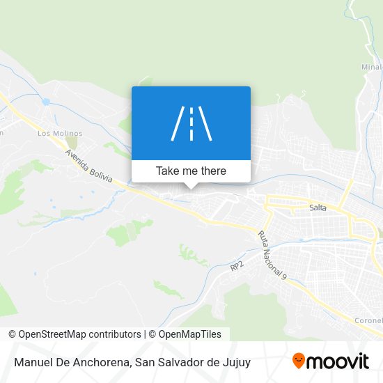 Mapa de Manuel De Anchorena
