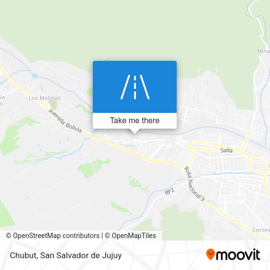 Mapa de Chubut