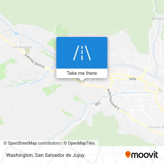 Washington map