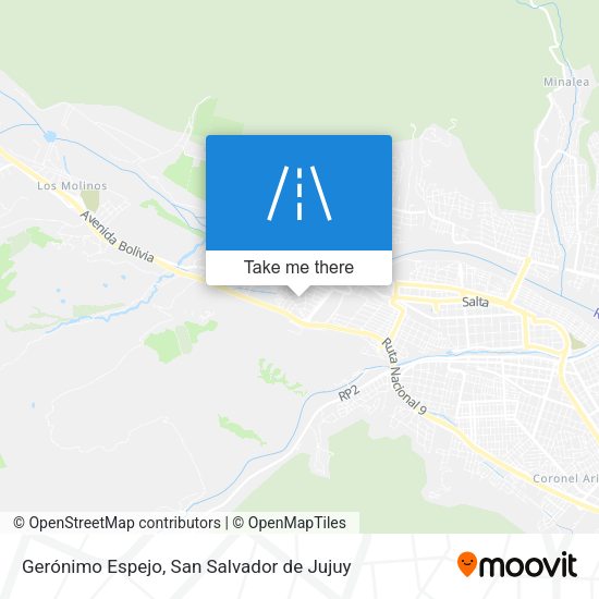 Gerónimo Espejo map