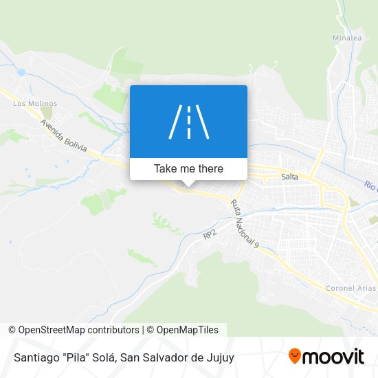 Mapa de Santiago "Pila" Solá