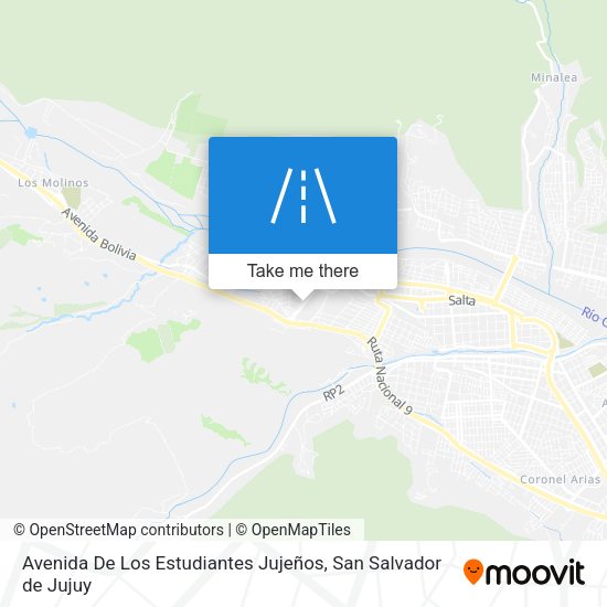 Avenida De Los Estudiantes Jujeños map