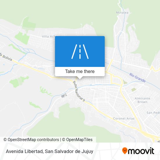 Avenida Libertad map