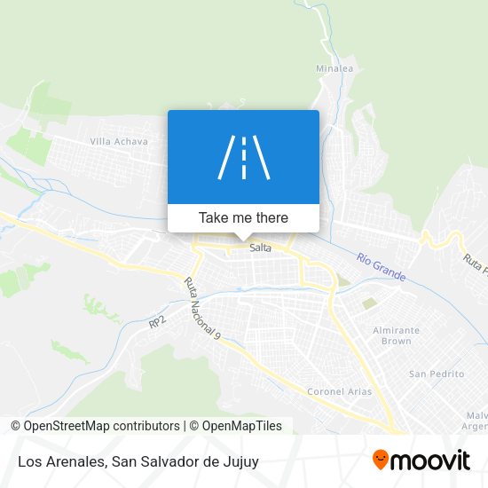 Los Arenales map