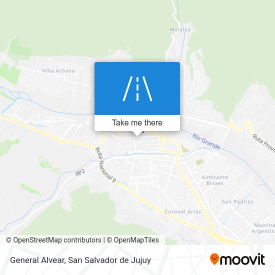 General Alvear map