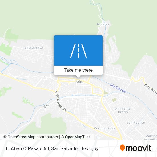 L. Aban O Pasaje 60 map